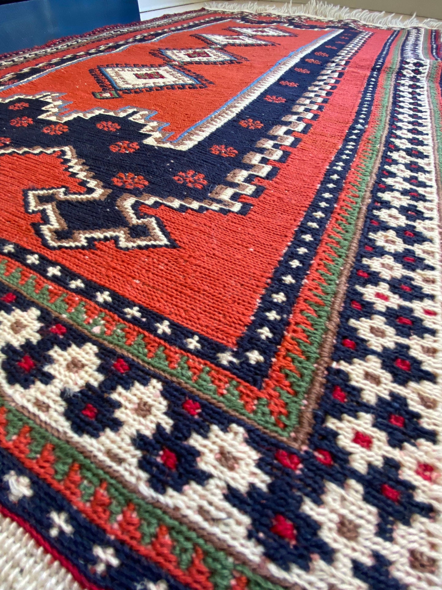 Afshar Rug, 2x3 Vintage Kilim Rug