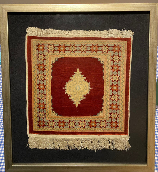 Tribal Wall Decor,Wall Hang Silk Rug,Small Hereke Rug,Framed Rug,Wall Hang Rug,Tapestry Rug,Original Hereke Rug,Turkish Silk Rug