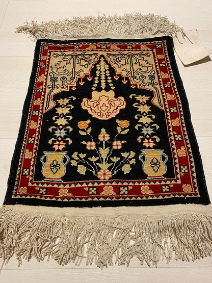 Tribal Wall Decor,Wall Hang Silk Rug,Small Hereke Rug,Framed Rug,Mihrab,Wall Hang Rug,Tapestry Rug,Original Hereke Rug,Turkish Silk Rug