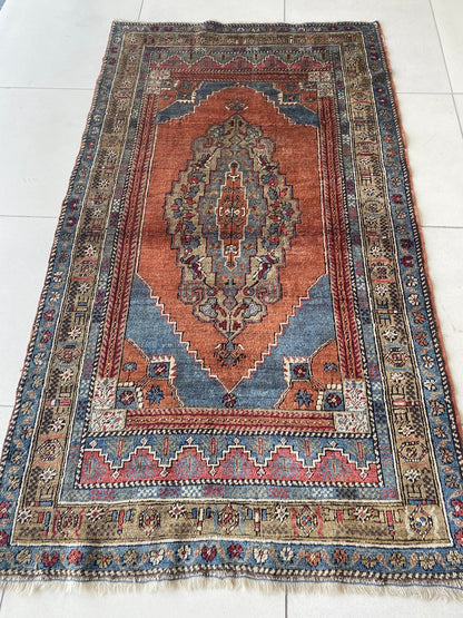 Vintage Anatolian Taspinar Rug with High Quality Silky Wool