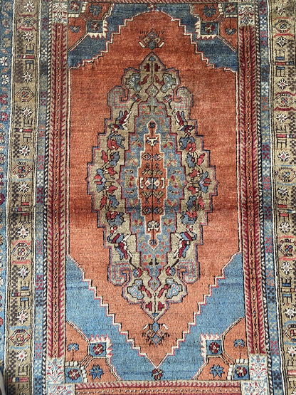 Vintage Anatolian Taspinar Rug with High Quality Silky Wool