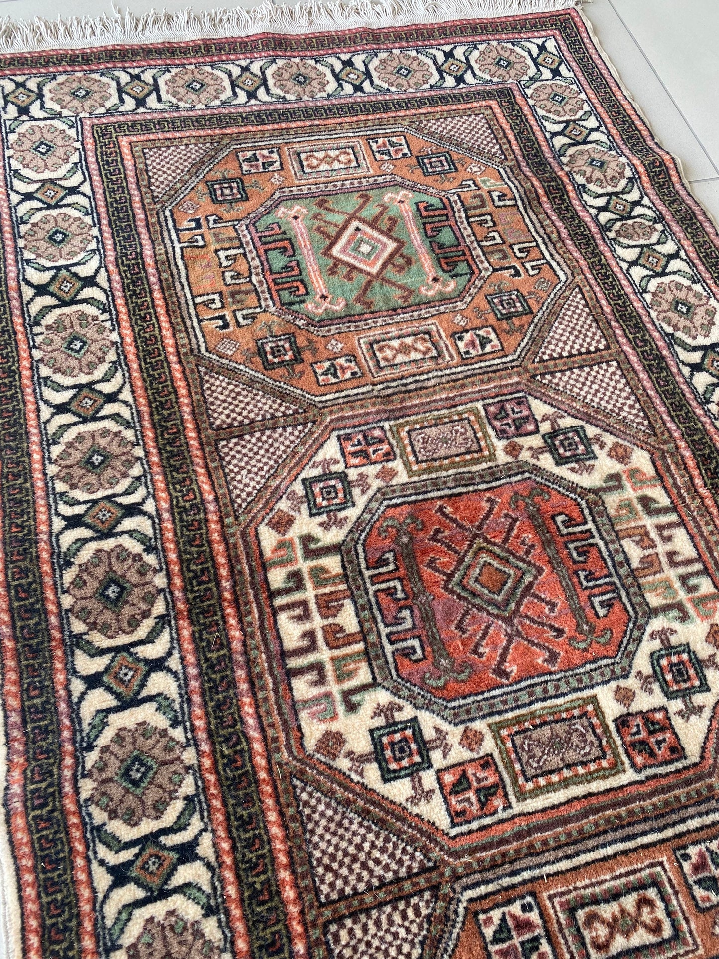 3x7 Vintage Rug, Oriental Rug, Anatolian Rug