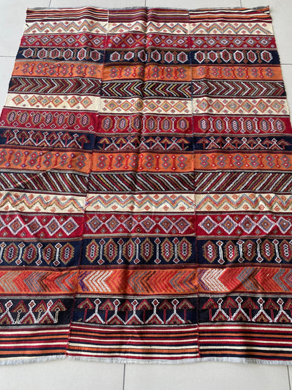 Armenian Cicim Kilim, 5x6 Kilim Rug, Cicim Kilim