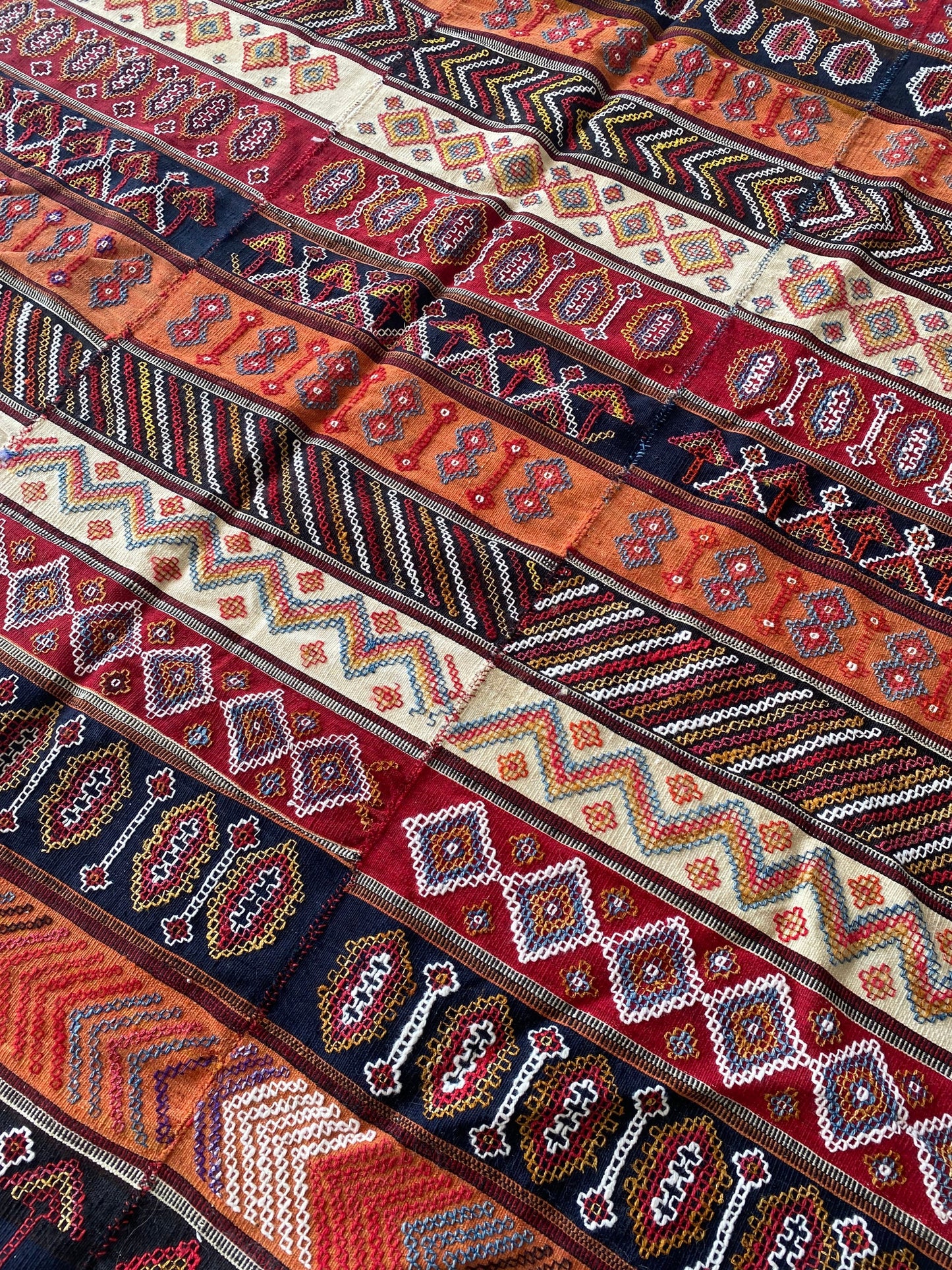 Armenian Cicim Kilim, 5x6 Kilim Rug, Cicim Kilim