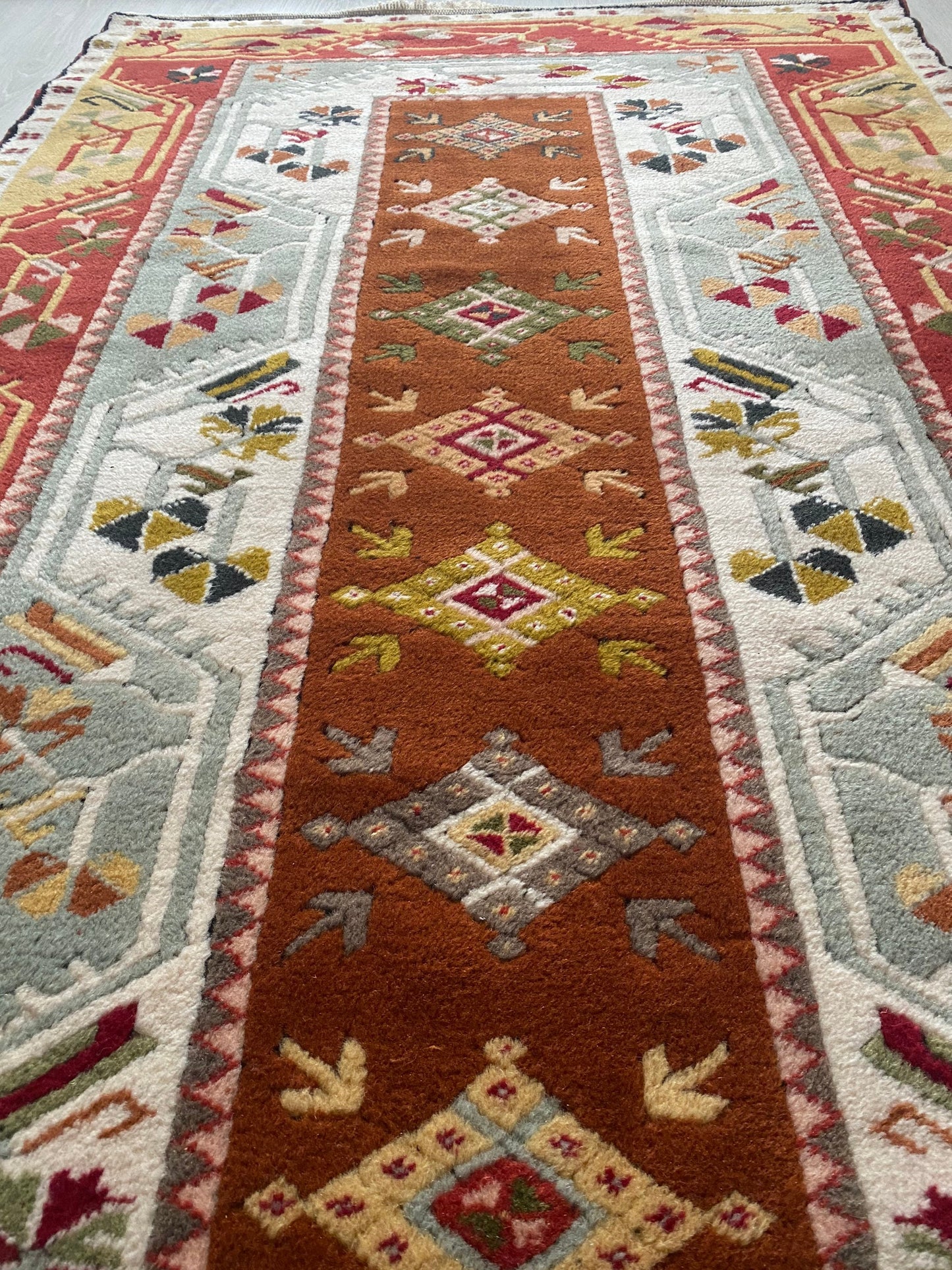 Vintage Turkish Milas Rug