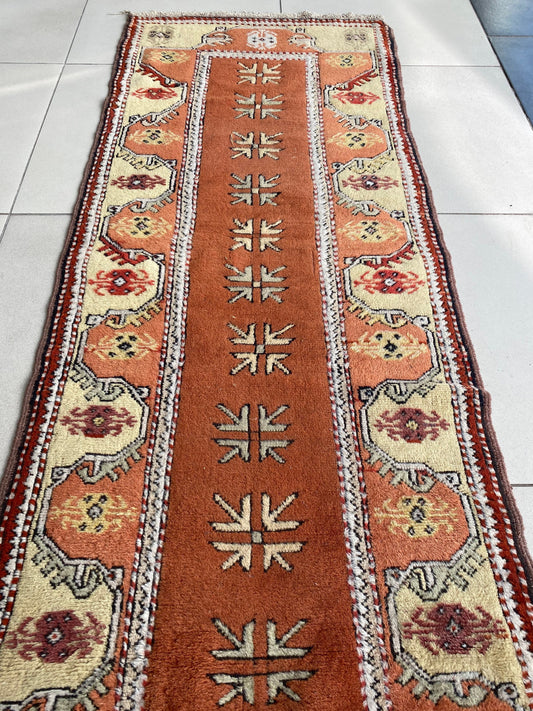 Vintage Turkish Milas Rug