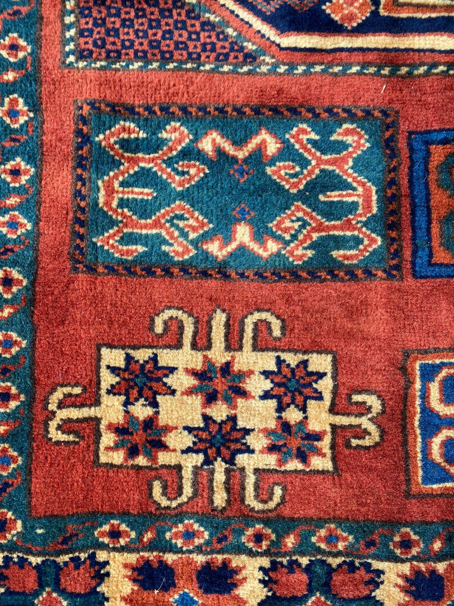 Afghan Rug, 3x5 Vintage Rug