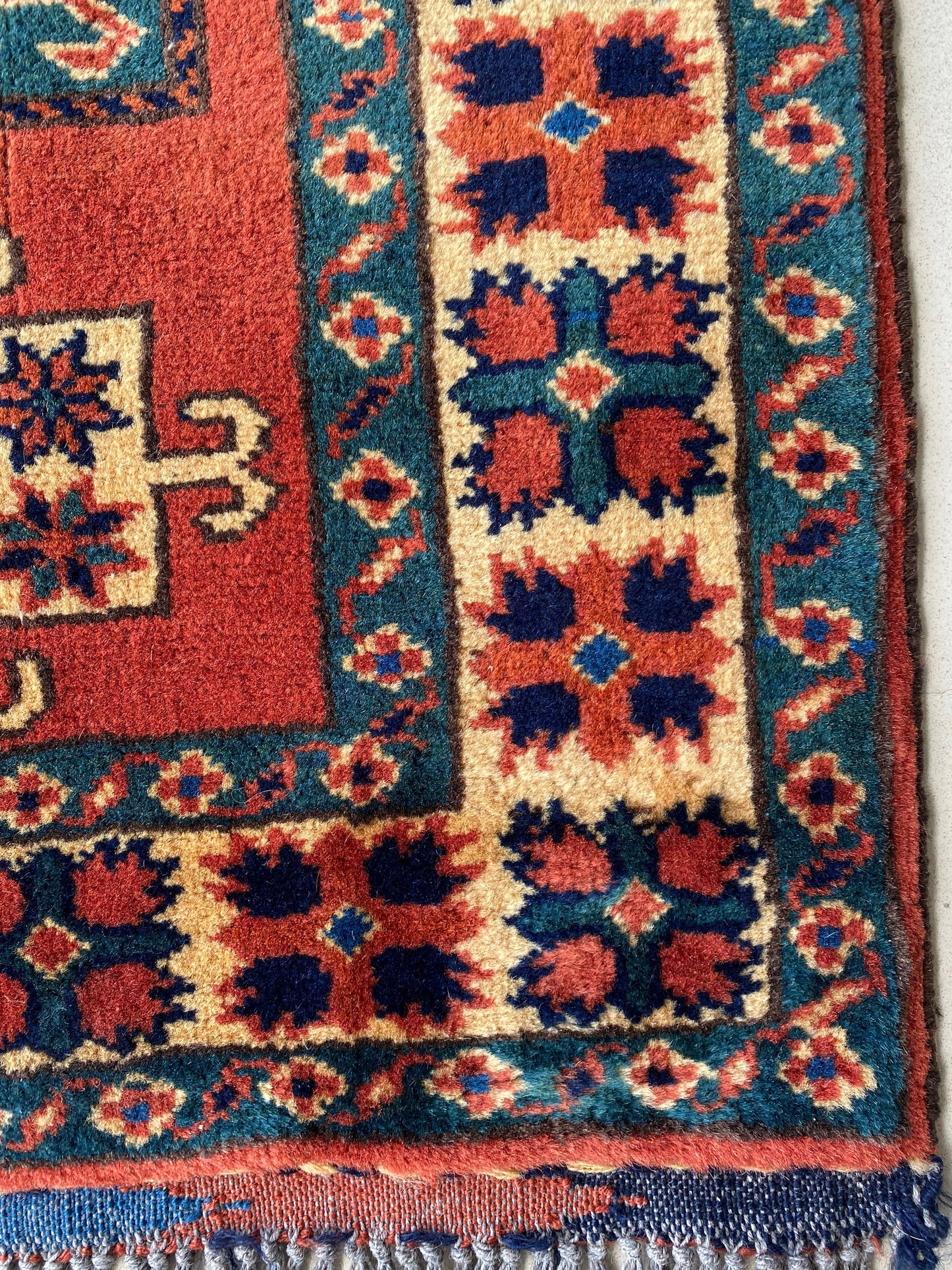 Afghan Rug, 3x5 Vintage Rug