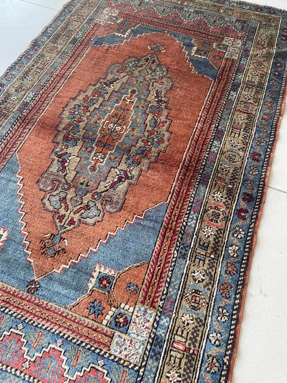 Vintage Anatolian Taspinar Rug with High Quality Silky Wool