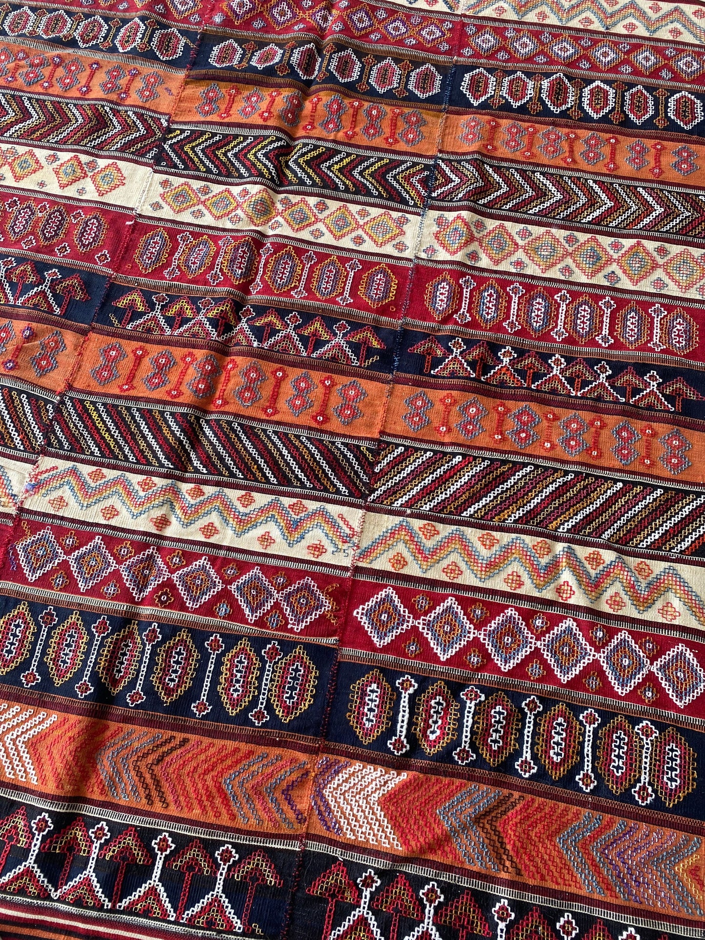 Armenian Cicim Kilim, 5x6 Kilim Rug, Cicim Kilim