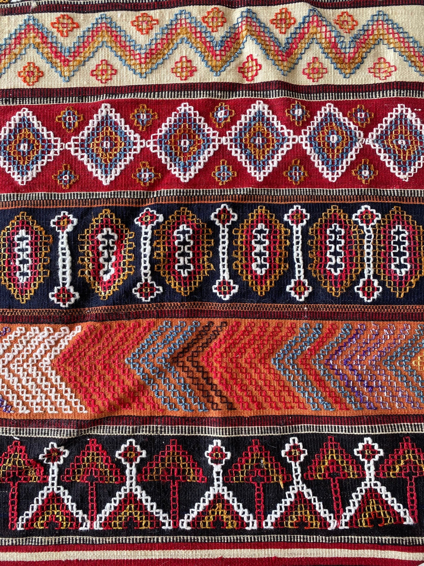 Armenian Cicim Kilim, 5x6 Kilim Rug, Cicim Kilim