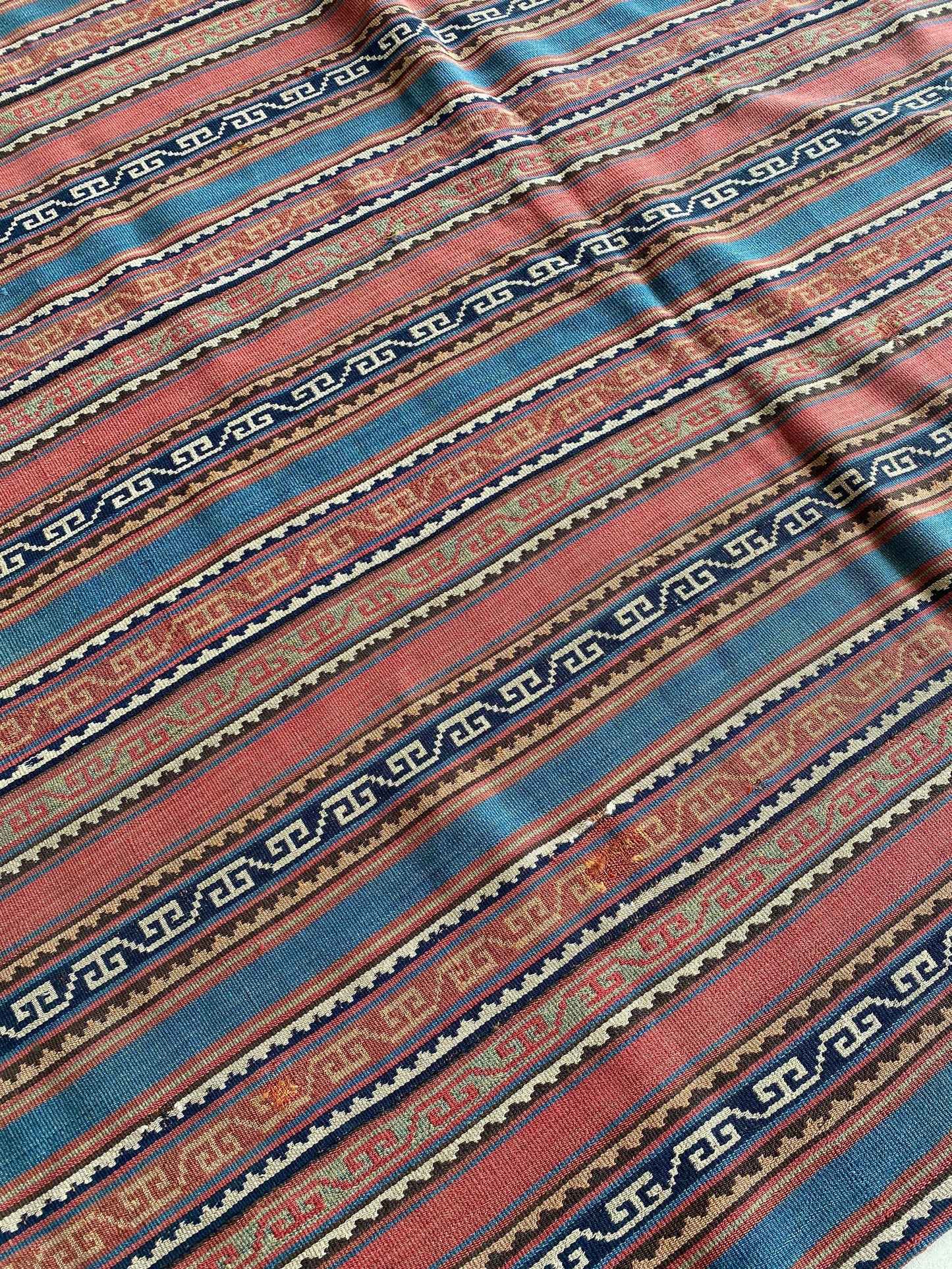 Caucasian Cicim Kilim. 4x5 Kilim Rug. Cicim Kilim. Antique Cicim Kilim.