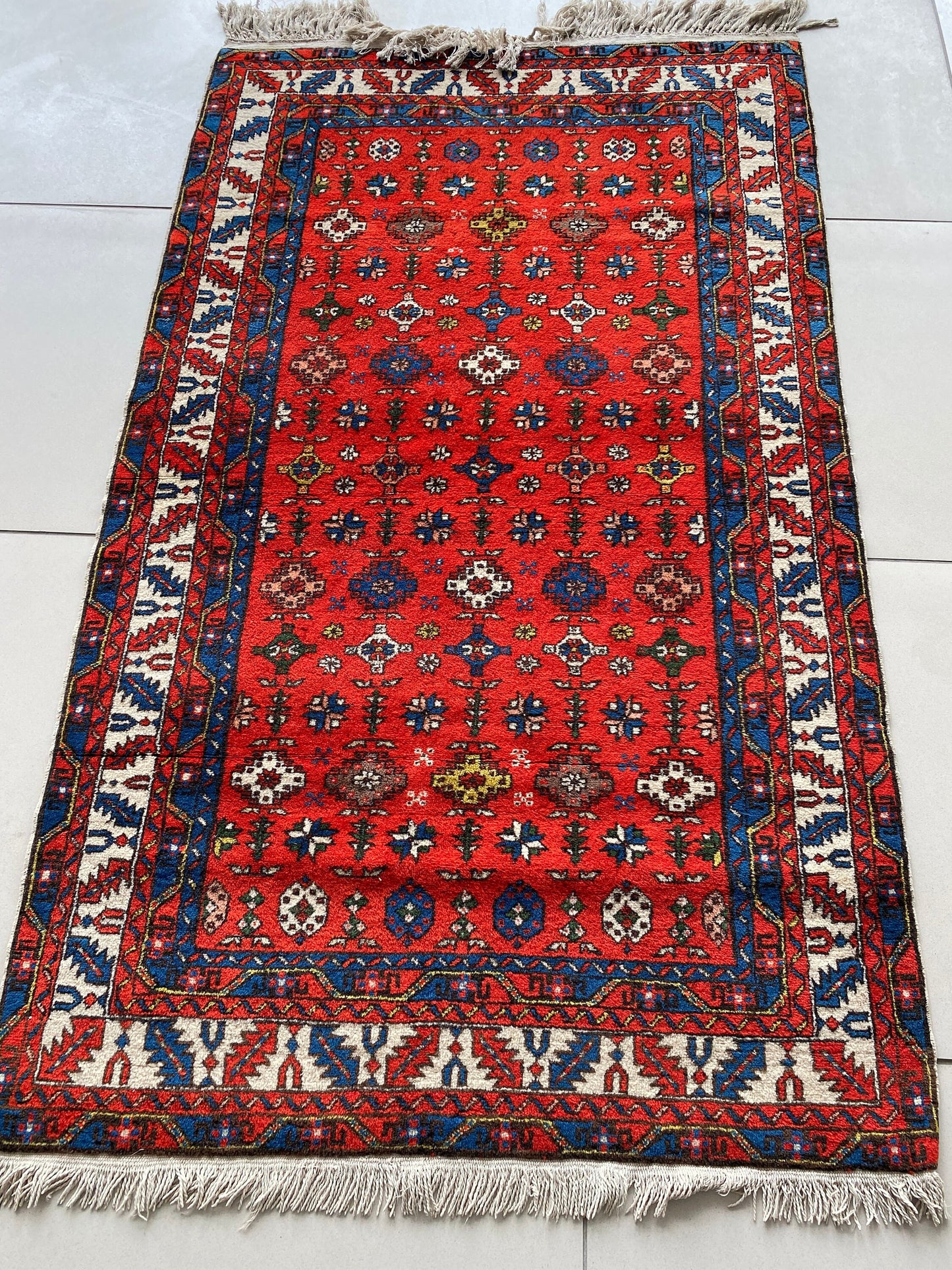 Antique Caucasus Derbent Rug