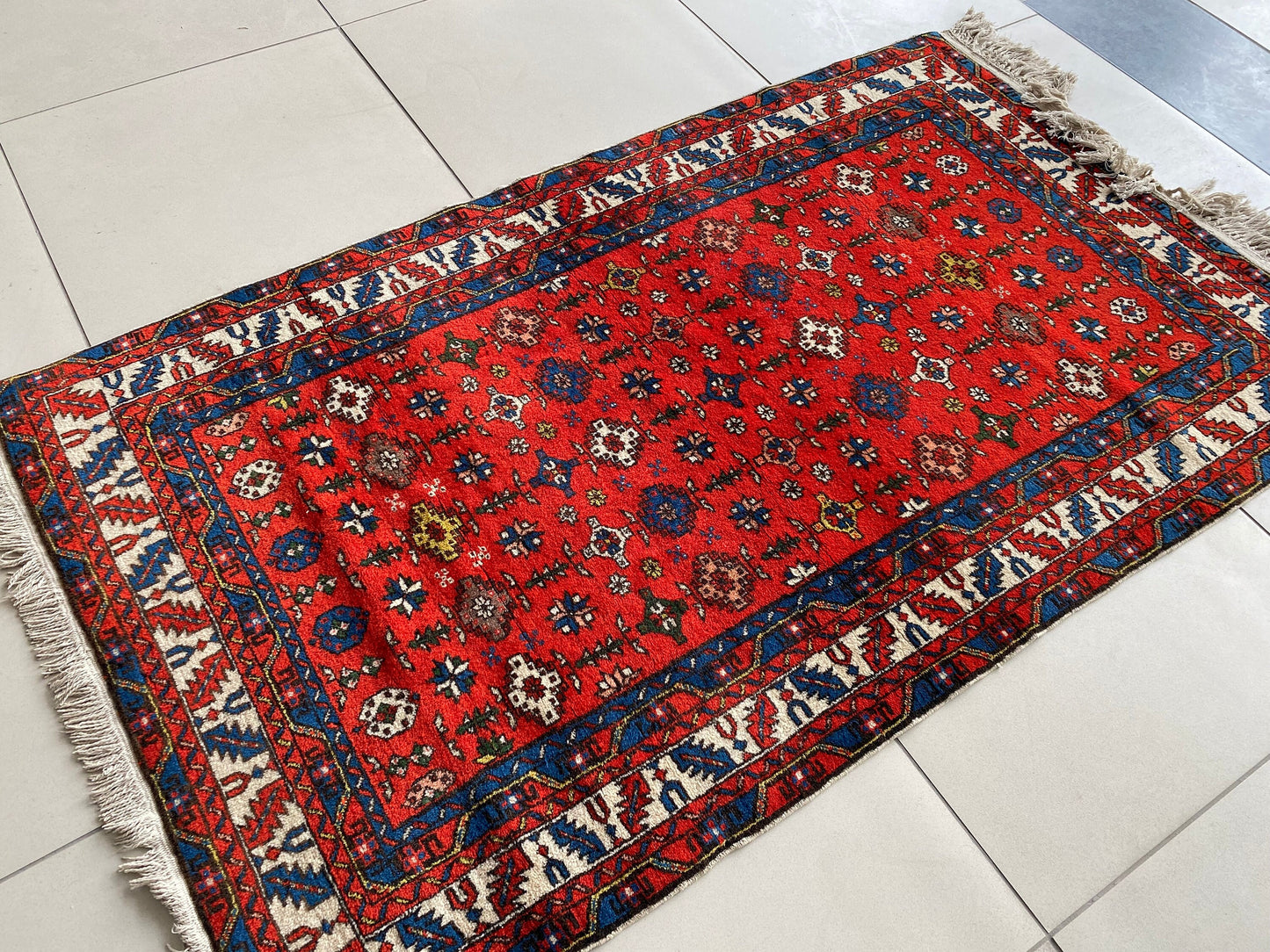 Antique Caucasus Derbent Rug