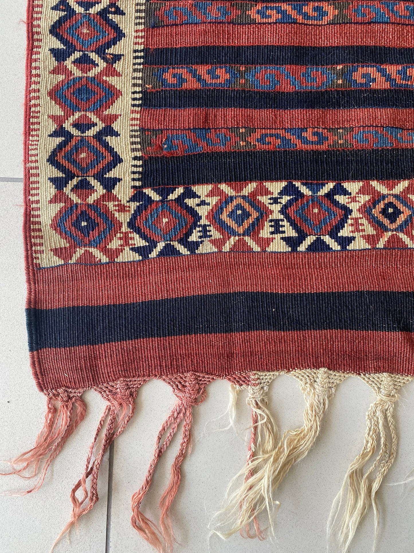 Antique Tribal Kurdish Kilim