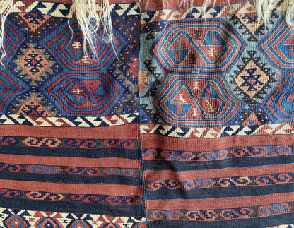 Antique Tribal Kurdish Kilim