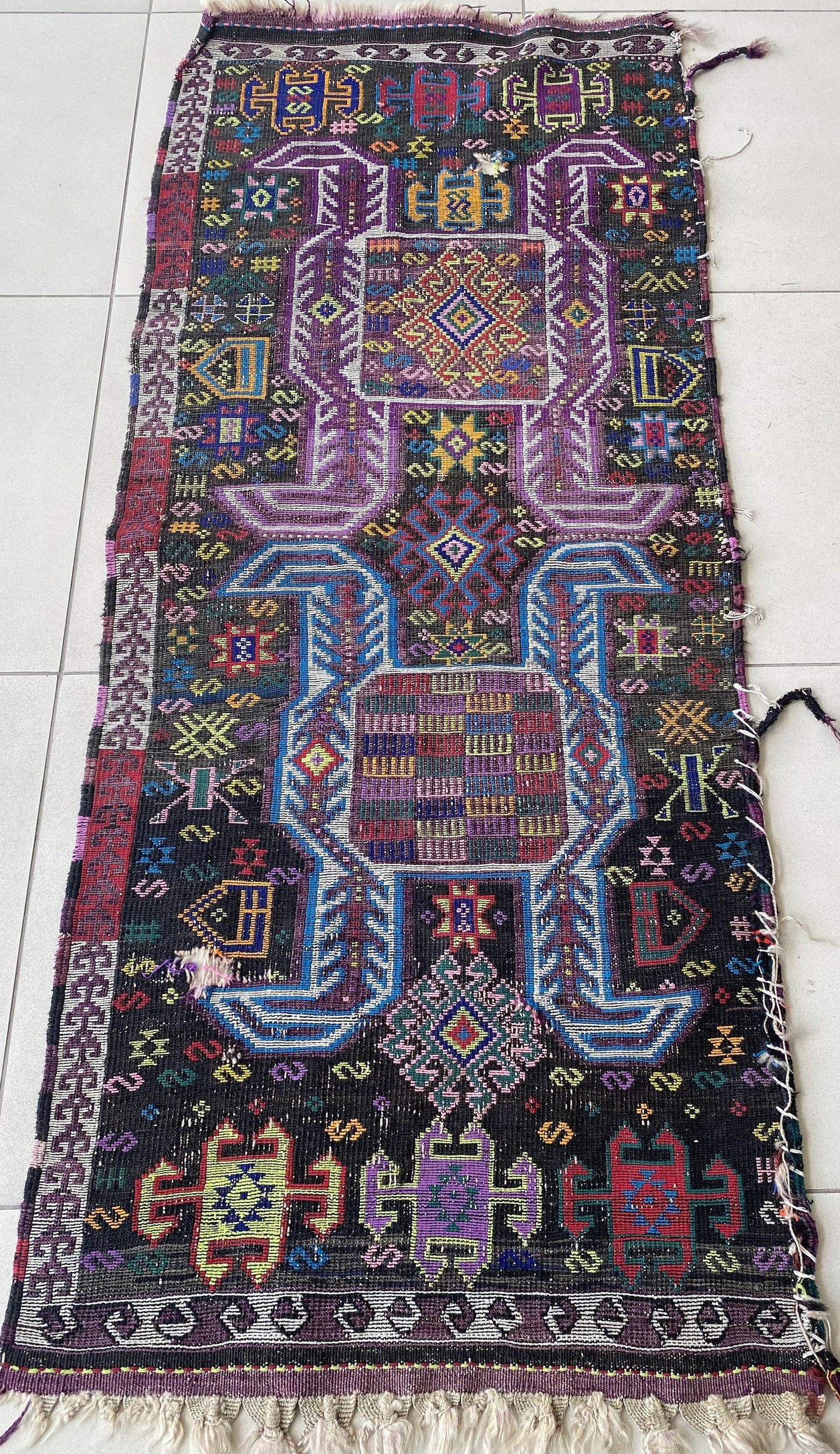 Kurdish Herki Tribal Kilim