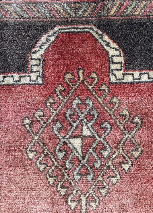 Anatolian Oriental Prayer Rug