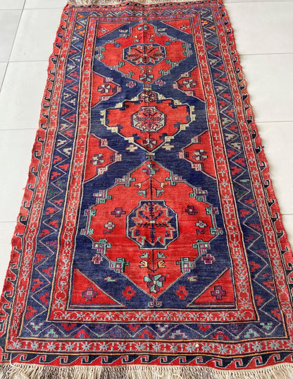 Old Caucasus Sumak, Old Russian Sumak, Daghestan Sumak, 4x8 Sumak, 4x8 kilim