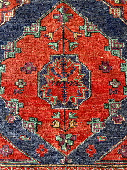 Old Caucasus Sumak, Old Russian Sumak, Daghestan Sumak, 4x8 Sumak, 4x8 kilim