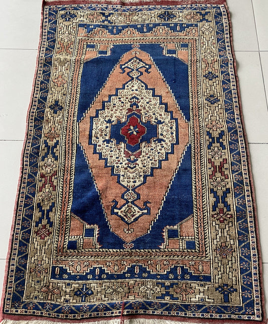 Vintage Rug, Turkish Rug, Turkish Carpet, Wool Rug, Area Rug, Traditional Rug, Taspinar Rug, 4x6 Rug, Oriental Rug, Anatolian Rug