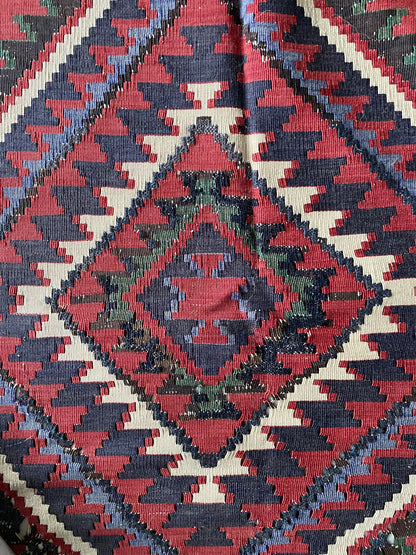 Antique Caucasus Kilim Rug