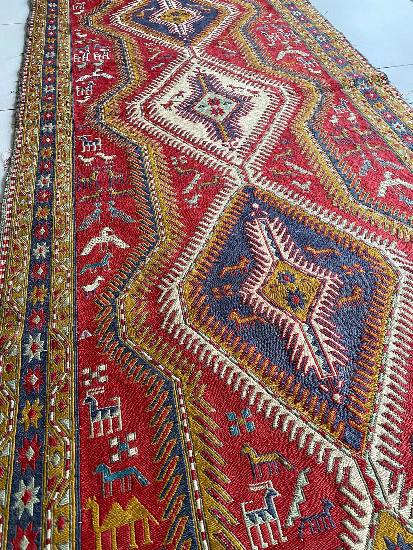 Shahsavan Sumak Runner Rug