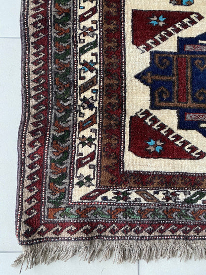 Kars Rug,Church Design Rug,Caucasus Rug,Tribal Rug,Armenian Rug,Oriental Rug,Anatolian Rug,Tribal Rug,4x7 Rug,Handmade Rug,Handwoven Rug