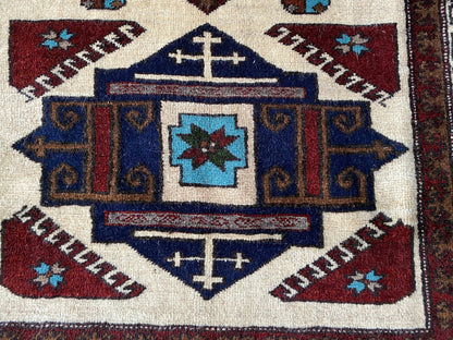 Kars Rug,Church Design Rug,Caucasus Rug,Tribal Rug,Armenian Rug,Oriental Rug,Anatolian Rug,Tribal Rug,4x7 Rug,Handmade Rug,Handwoven Rug