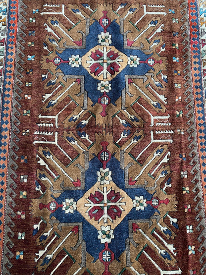 Kars Rug,Wool Rug,Caucasus Rug,Caucasian Rug,Oriental Rug,Handmade Rug,Handwoven Rug,Tribal Rug,5x7 Rug,Anatolian Rug,Nomadic Rug