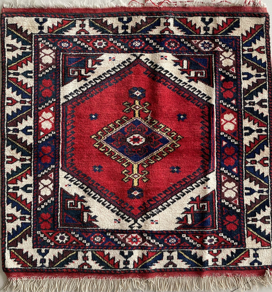 Small Vintage Rug, Dosemealti Rug