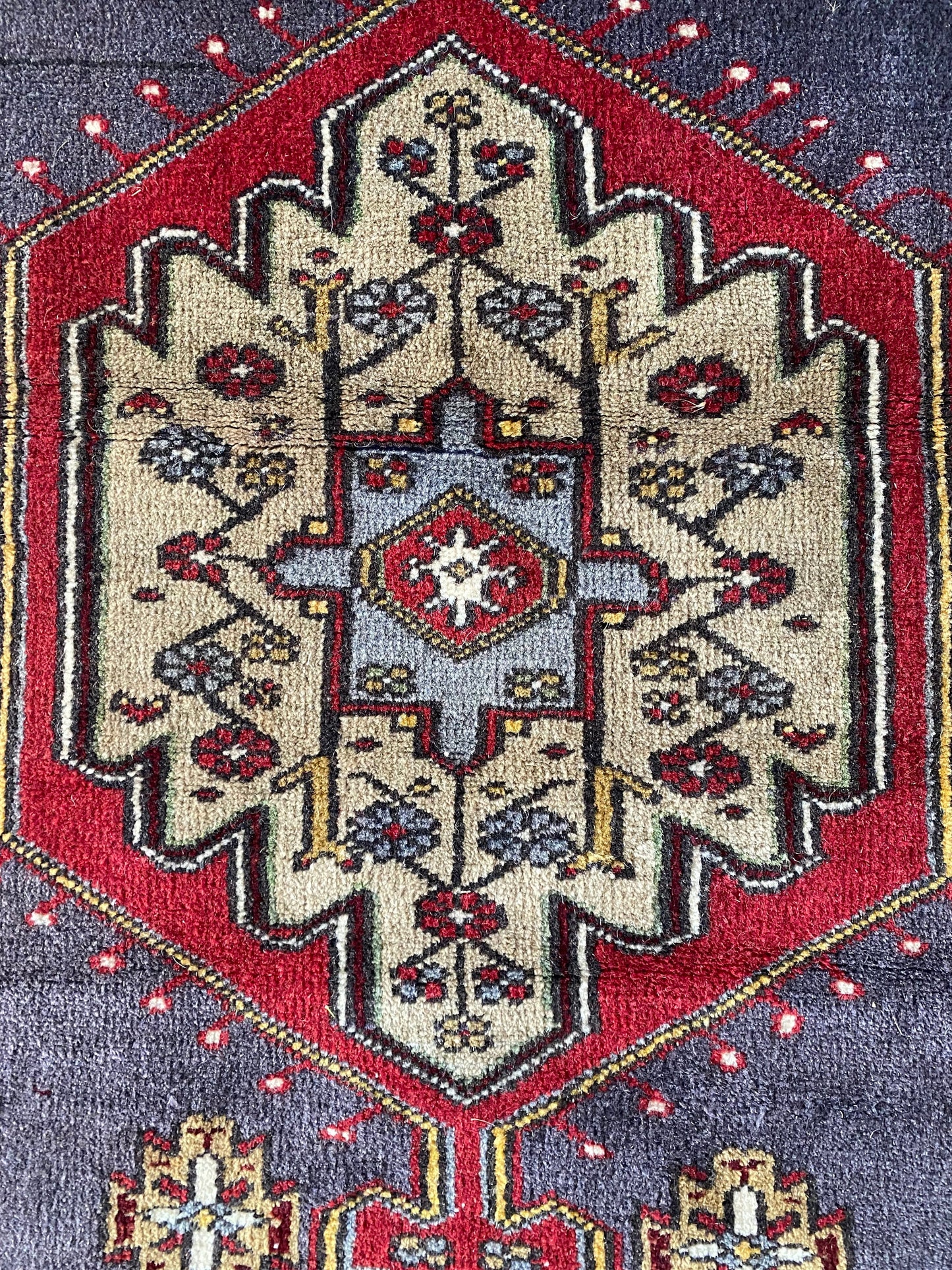 Turkish Vintage Rug, Yahyali Rug, Tribal Rug, 3x7 Rug,Ethnic Rug, Oriental Rug, Handwoven Rug, Nomadic Rug,Rug for Living Room, Kitchen Rug