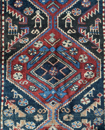 Antique Shirvan Runner Rug