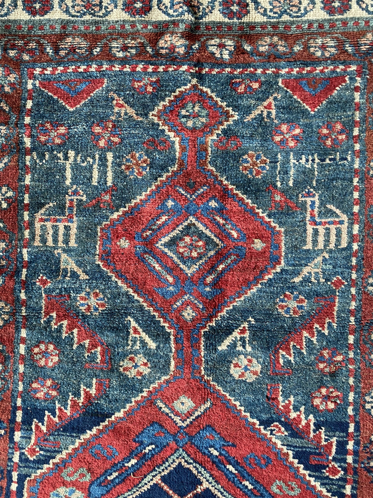 Antique Shirvan Runner Rug