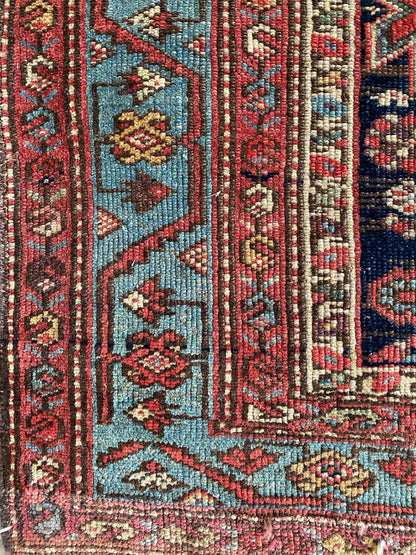 Antique Kurdish Rug from Caucasus, antique Runner rug, Caucasian Runner, Runner Rug, Kurdish Runner Rug