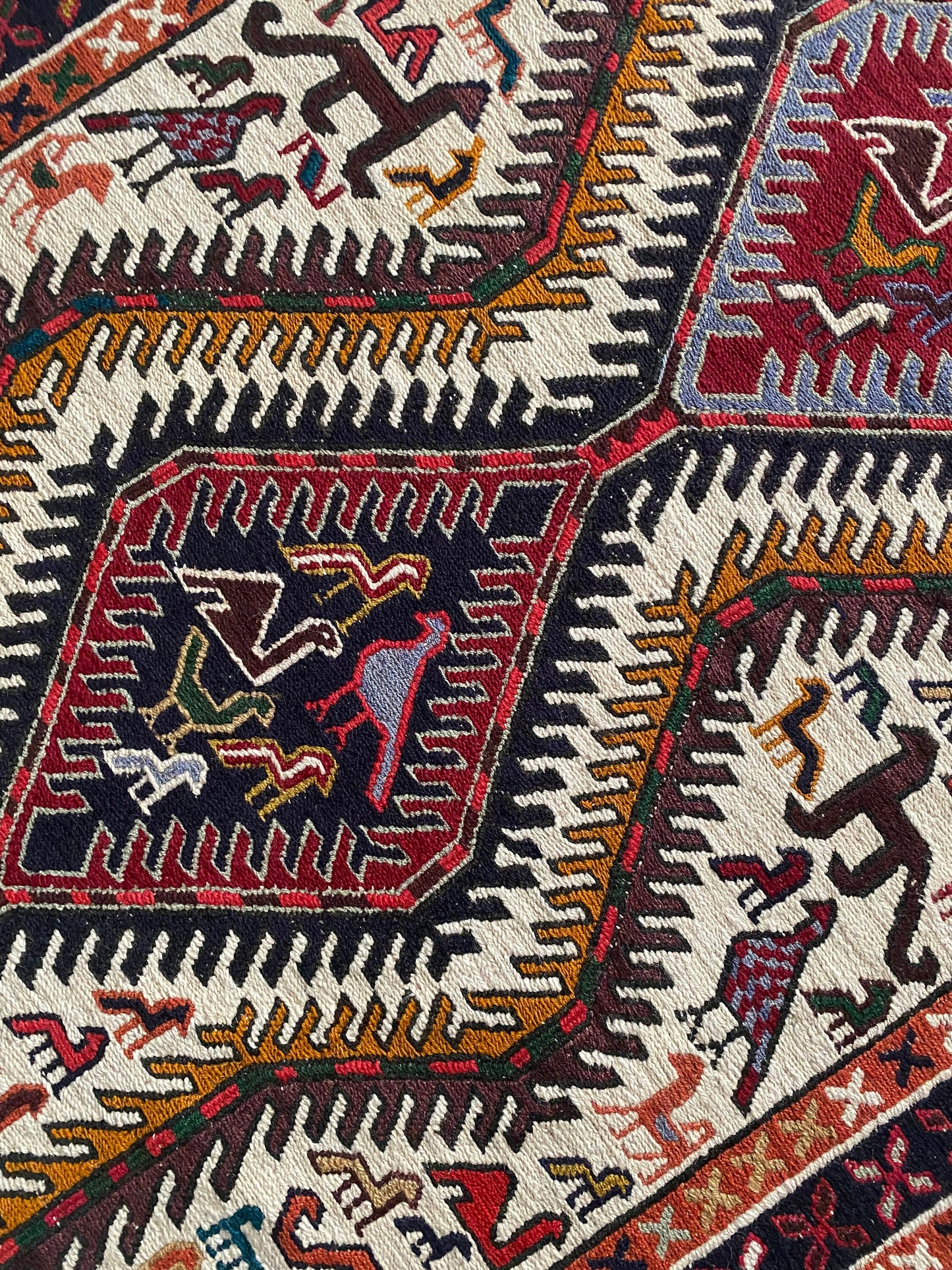 Shahsavan Soumak Runner Rug