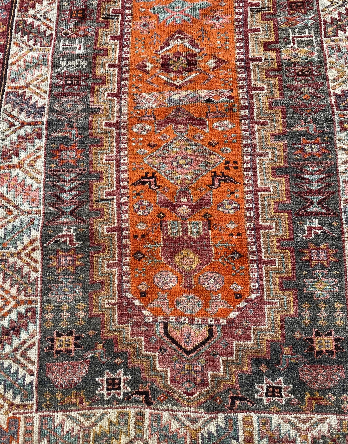 Antique Kurdish Rug, Herki Rug, Tribal Kurdish Rug, Nomadic Kurdish Rug,4x7 Rug