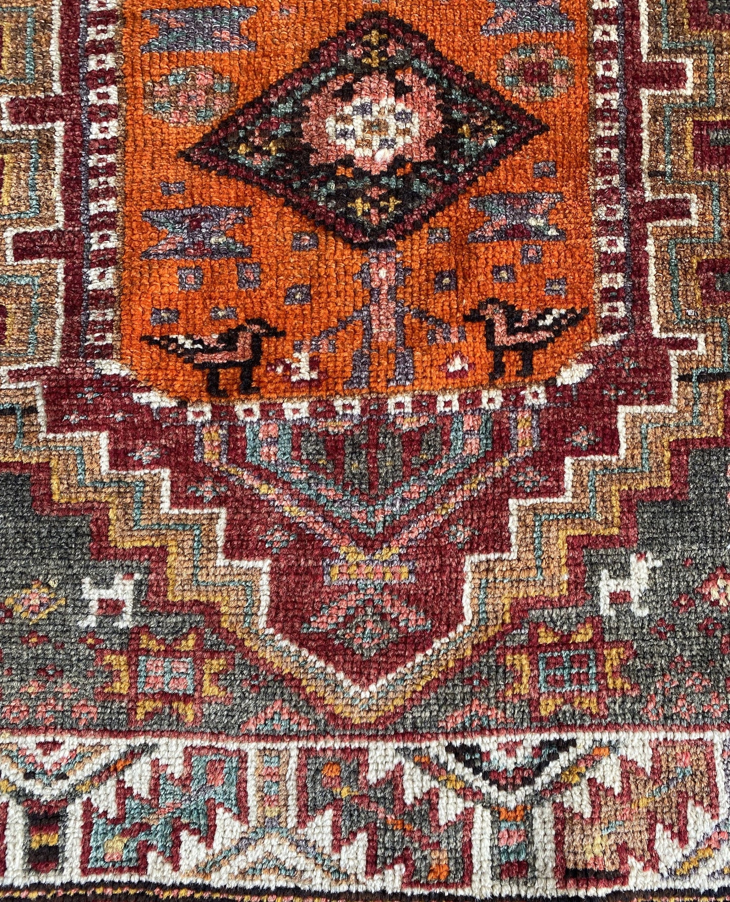 Antique Kurdish Rug, Herki Rug, Tribal Kurdish Rug, Nomadic Kurdish Rug,4x7 Rug