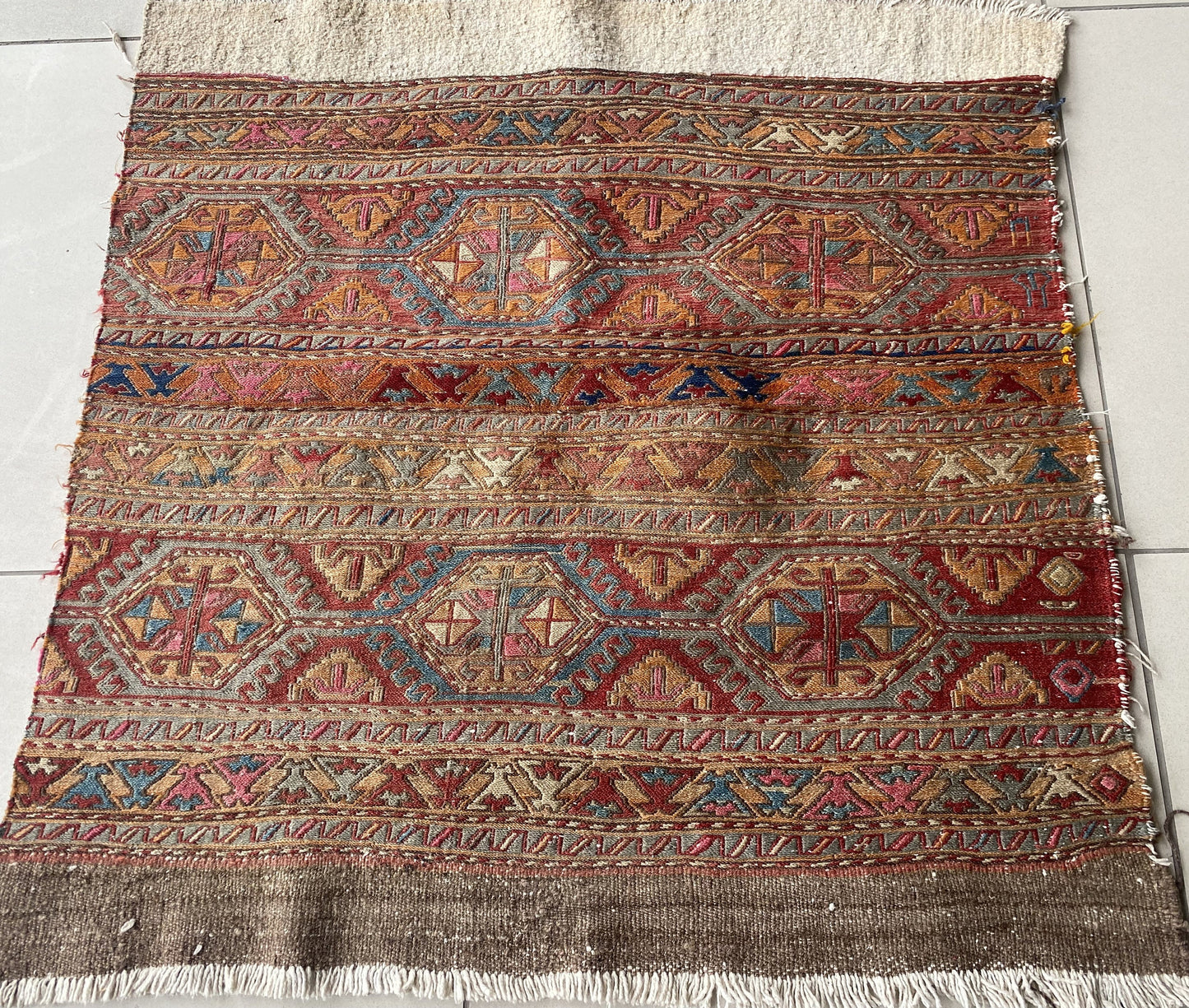 Caucasus Open Beshik, Mafrash Panel, Sumak Kilim