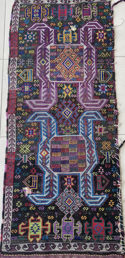 Kurdish Herki Tribal Kilim