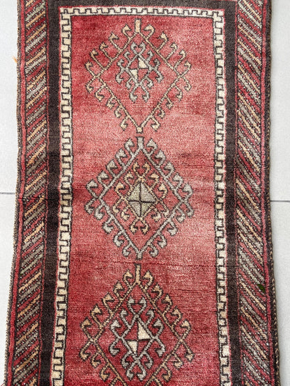 Anatolian Oriental Prayer Rug