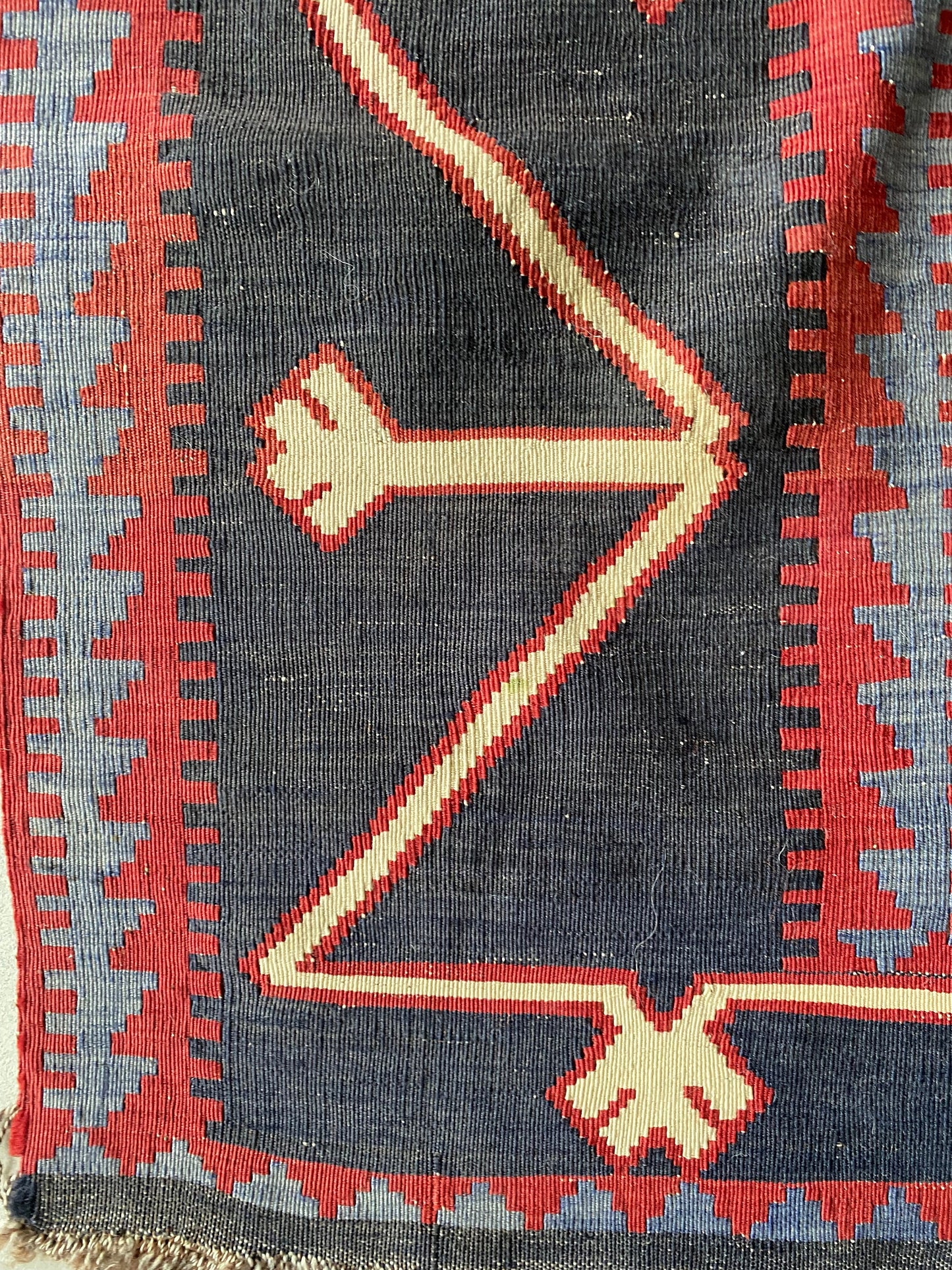 Antique Caucasus Kilim Rug, Shirvan Kilim, 6x11 Rug