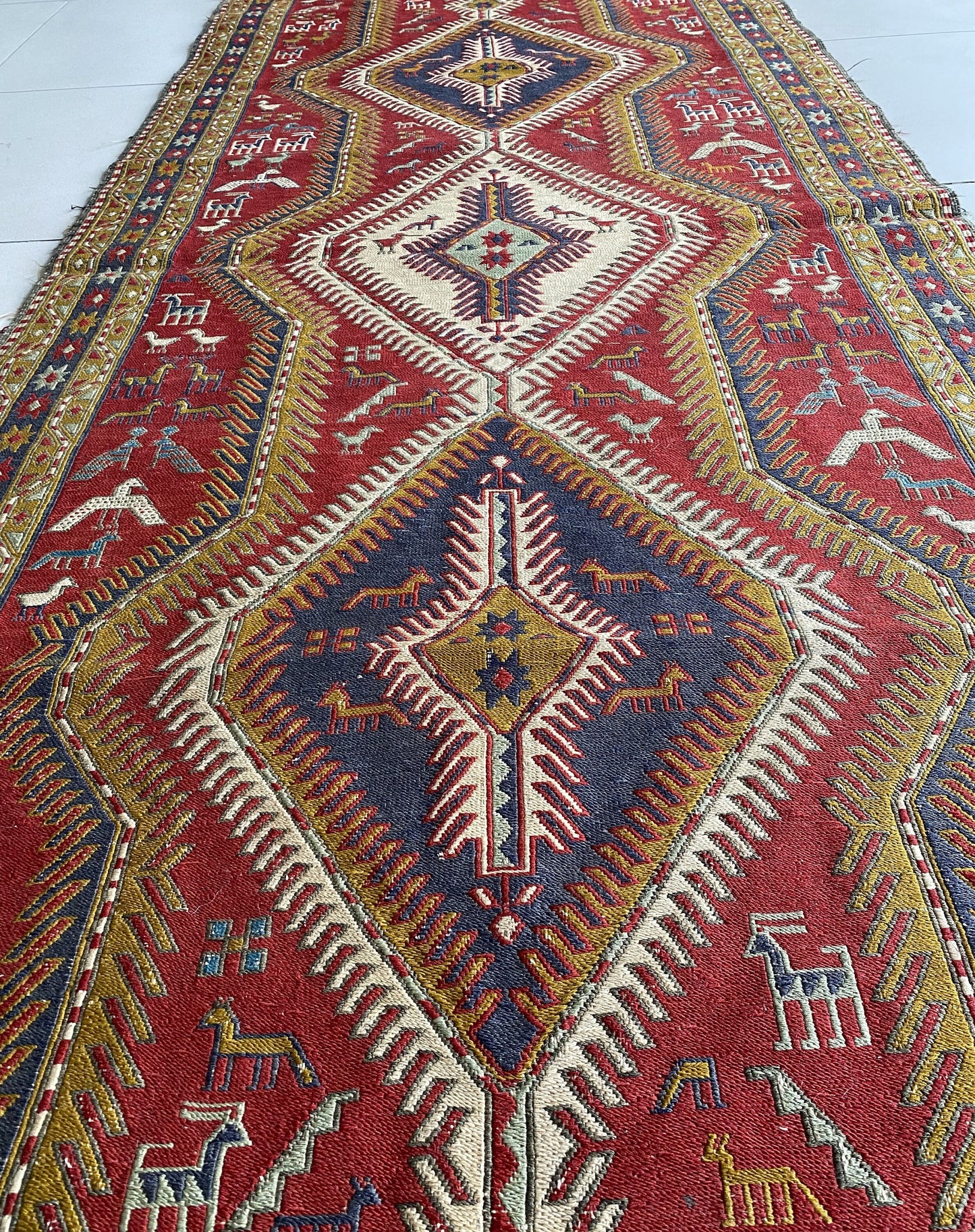 Shahsavan Sumak Runner Rug