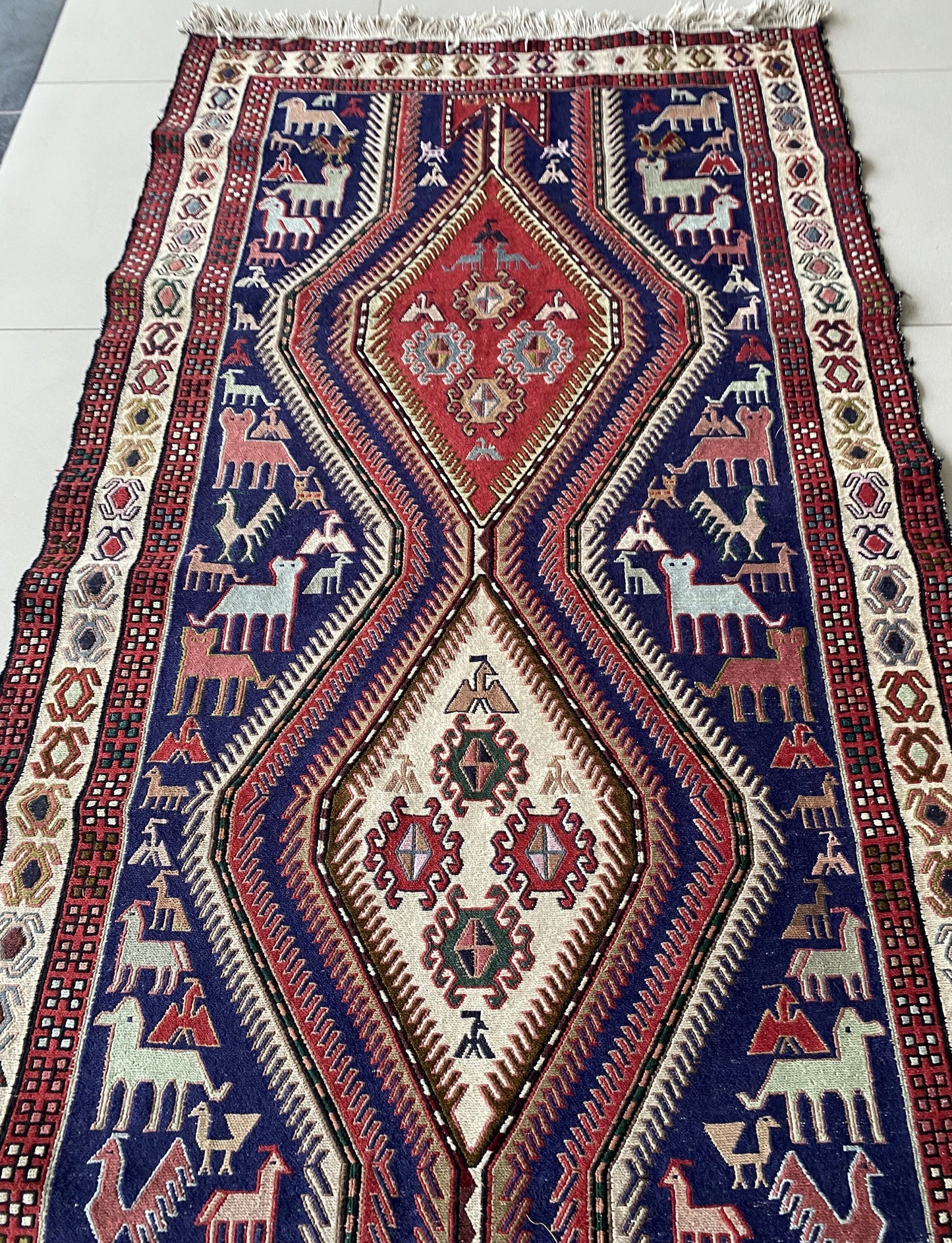 Shahsavan Sumak Runner Rug