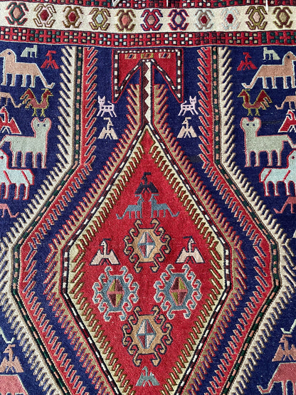 Shahsavan Sumak Runner Rug