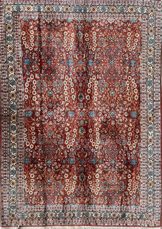 Hereke Carpet, Hereke Wool Rug, Turkish Hereke Rug, Vintage Wool Rug, Turkish Vintage Rug, Handwoven Hereke, Hereke Wool Carpet,5x7 Rug