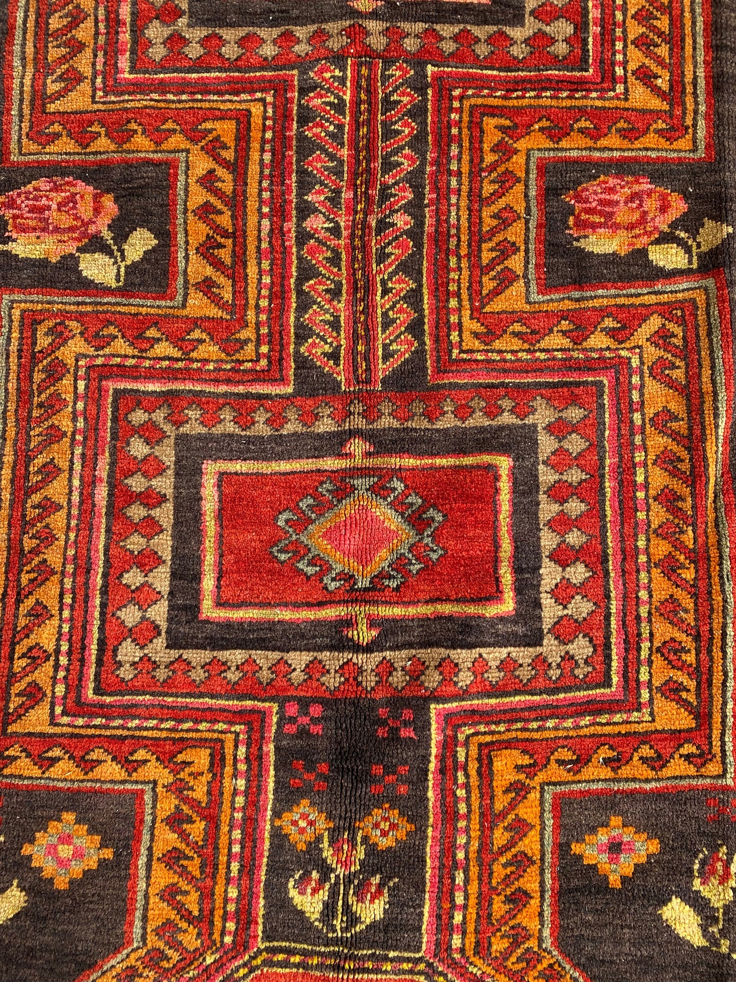 Antique Karabagh Rug, 5x10 Rug