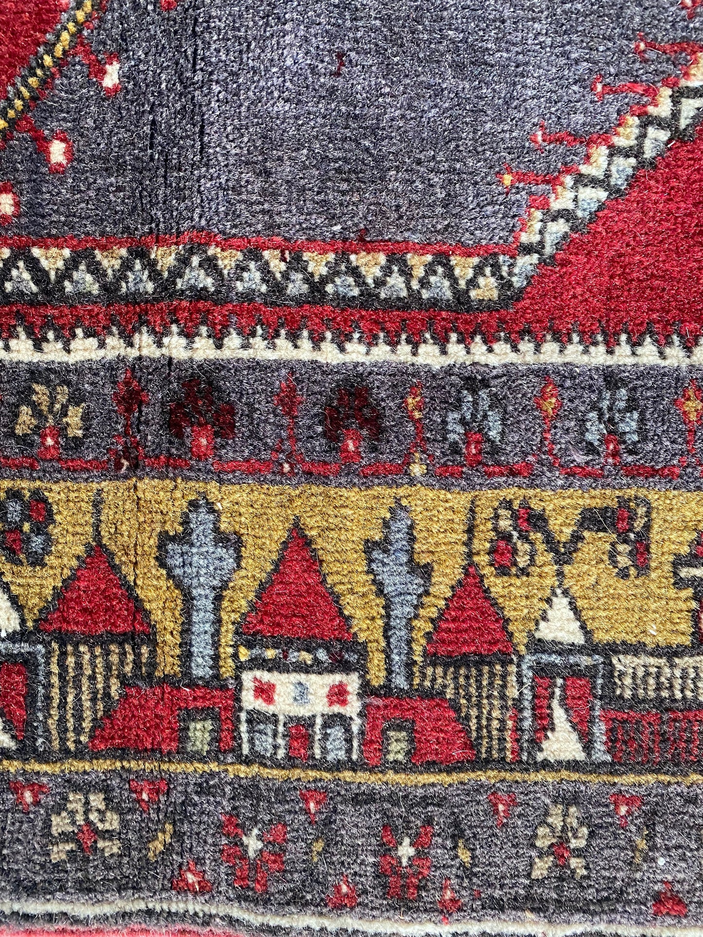 Turkish Vintage Rug, Yahyali Rug, Tribal Rug, 3x7 Rug,Ethnic Rug, Oriental Rug, Handwoven Rug, Nomadic Rug,Rug for Living Room, Kitchen Rug