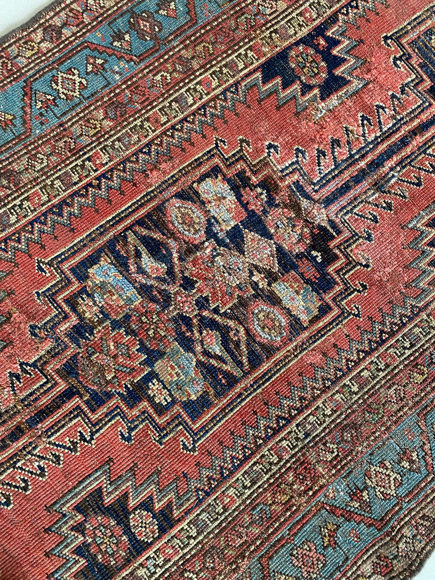 Antique Kurdish Rug from Caucasus, antique Runner rug, Caucasian Runner, Runner Rug, Kurdish Runner Rug