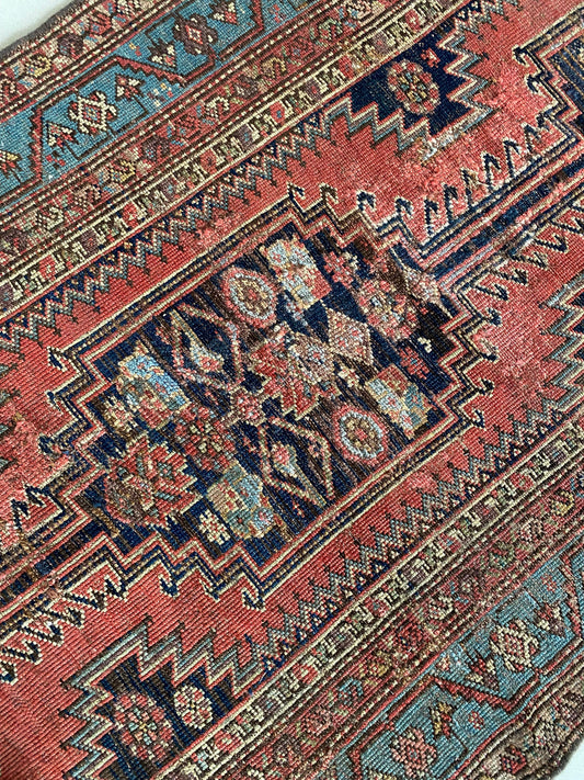 Antique Kurdish Rug from Caucasus, antique Runner rug, Caucasian Runner, Runner Rug, Kurdish Runner Rug